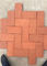 Standard Size Solid Clay Baking Brick , Rustic Decorative Brick Pavers